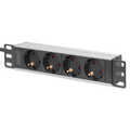 1U Aluminum PDU, 254 mm (10